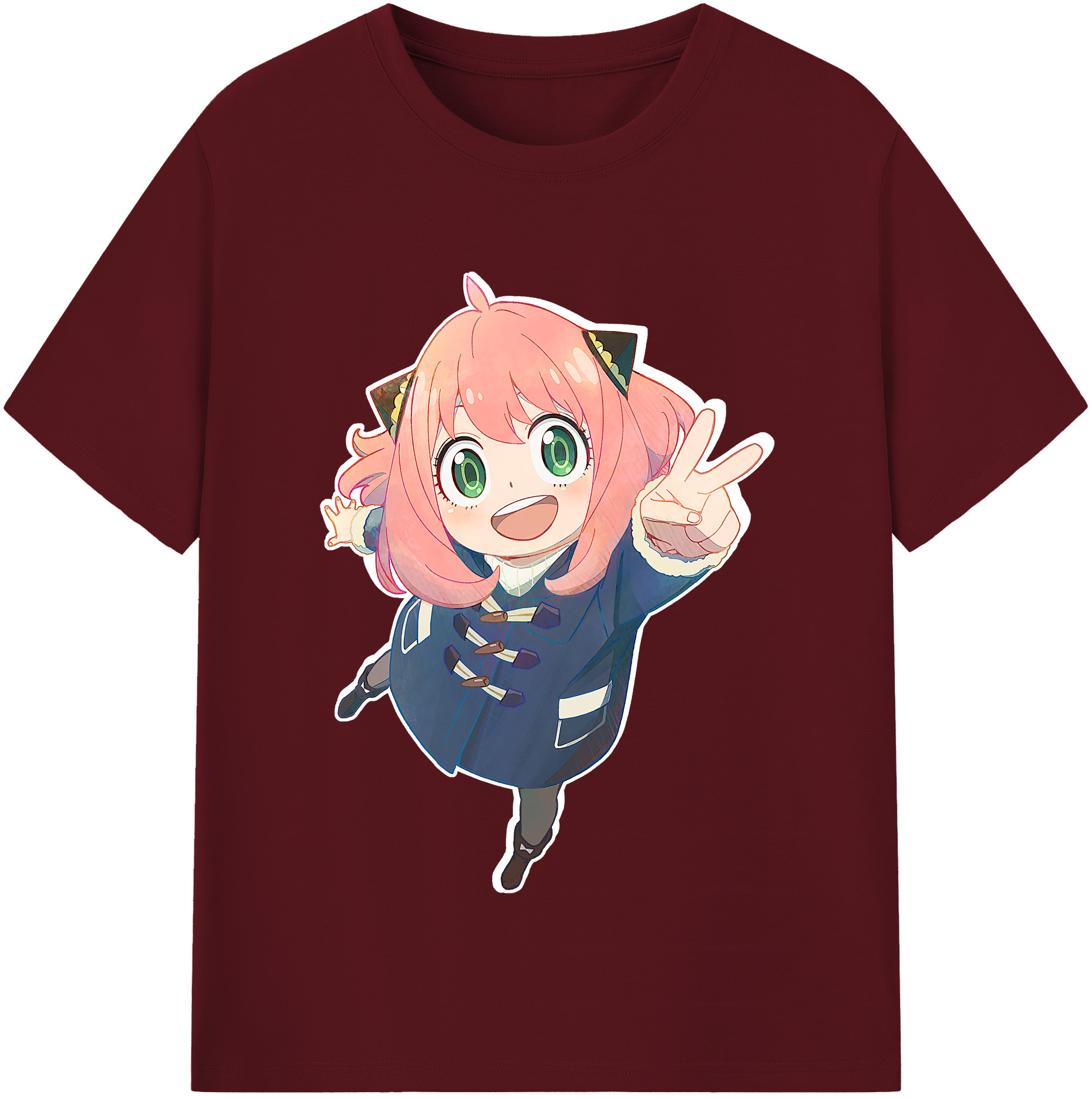（画像用） SPY×FAMILY间谍家家酒 綿100％半袖Tシャツ（フロントプリント）